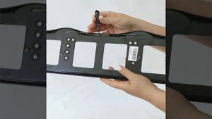 Рамка для номера автомобиля с верхней подсветкой DEFLY