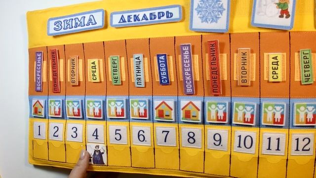 Линейный календарь для группы "Ягодка" ДС №31 "Радуга" г. Усть-Илимск Иркутской обл.