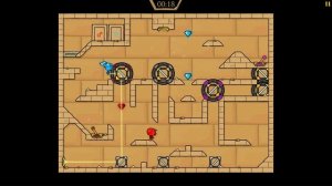 Красный действует с запасом! Огонь и Вода 2: ур 12 Fireboy and Watergirl 2: The Light Temple lvl 12