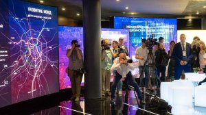 Интерактивный стенд "Москва - территория развития" на МУФ 2018