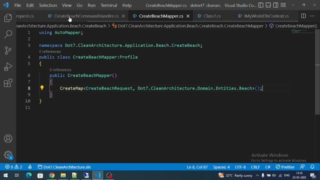 Part-4|A Demo On Clean Architecture | MediatR CQRS Pattern | .NET7 Web API