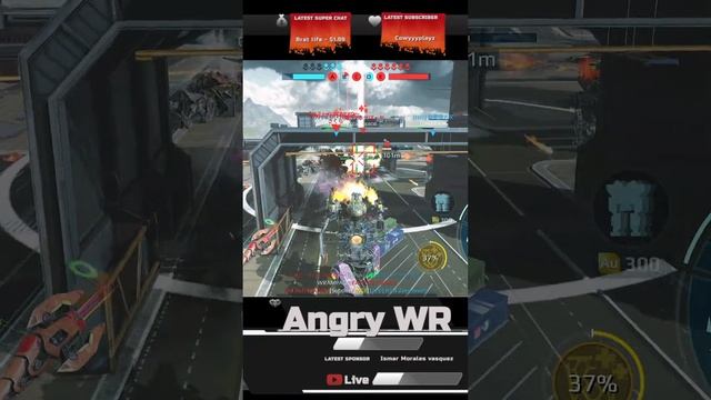 War Robots Game Play in Beacon Rush: Live Gameplay! @angrywr  #warrobots