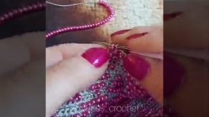 Вязание с бисером
