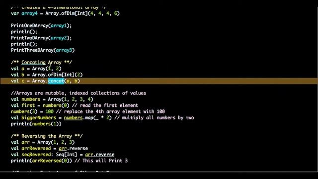 scala tutorial arrays,arrays in scala