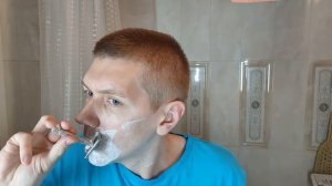 56)БритьЁ.Бритье с шаветкой-первый блин комом.