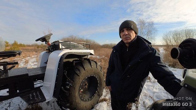 Обзор и тест снегоболотоходов ШАТТЛ 5, Медведь Тюмень