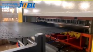 PP/PE Geocell Extrusion Line testing before export to Russia-saldaz@jwell.cn