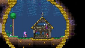 Мини серия Terraria - Любовное зелье или как влюбить в себя всех НИПов