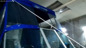 Полноростовой ходовой тент трансформер на лодку Альбакор 440