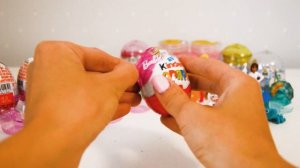 Распаковка киндеров. Серия Barbie. Kinder Surprise.