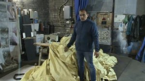 Тент из кевлара для буровой установки сшитый по парусной технологии