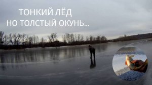 Рыбалка на местной реке. Первый лёд и первая "зимняя" рыбёшка!#рыбалка2024 #открытее сезона