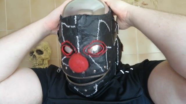 My Slipknot AHIG Leather clown mask creation with Chrome Dome смотреть онлайн