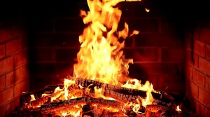 Камин огонь