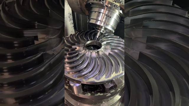 аппарат обратный направляющий центробежного нагнетателя #machine #fabric #automobile #milling #cnc