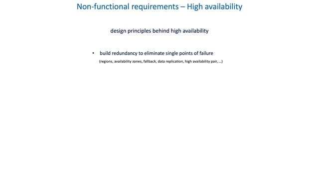 06 How to define System requirements - High availability