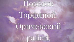 пос. Торфяной. Оричевский район. Вятка.