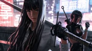 Грозные Красотки - Cute Assassins Babes with Katana - Живые Обои