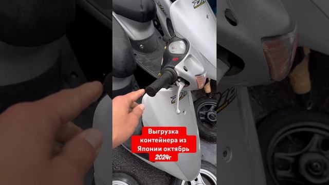 Купили контейнер скутеров из Японии