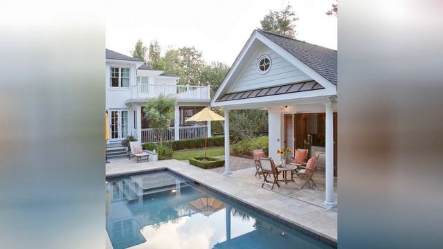 75 Traditional Gray Pool Design Ideas You'll Love 🌈 смотреть онлайн