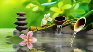 Beautiful Relaxing Piano, Water Sound - Deep Sleeping Music, Yoga, Calming Music, Meditation Music.