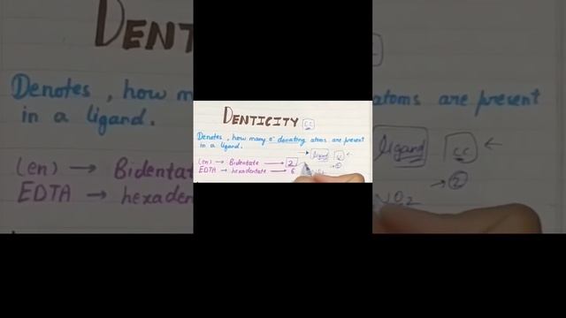 Tricks to learn Denticity of a coordination compounds||Dentisity tricks#boardexams#neet#cuet смотреть онлайн