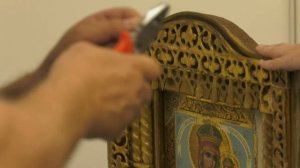 Монтаж выставки «Русская Голгофа. 1917—1921