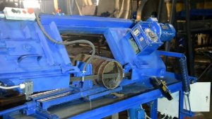 Ленточнопильный станок по металлу - ЛП-330. Распил трубы - 273 мм.