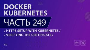 Docker, Kubernetes - 249 - HTTPS Setup with Kubernetes - Verifying the Certificate