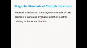 Magnetic Moments