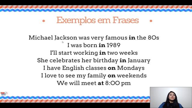 COMO USAR O IN, ON E AT - PREPOSIÇÕES DE TEMPO EM INGLÊS смотреть онлайн