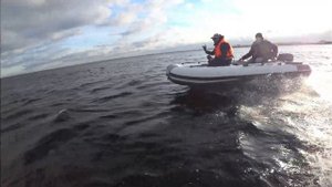 Zvezda 390 КАТАМАРАН + Tarpon 9,9 (15) Замеры скорости