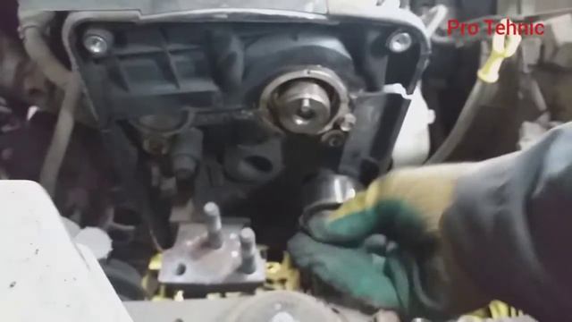 Кия Рио, замена ремня грм своими руками....mp4 смотреть онлайн