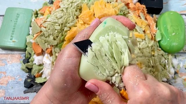 ASMR soap cutting Relaxing sounds АСМР мыло Резка мыла Релакс #relaxtime