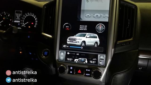 Установка и обзор магнитолы Tesla для Toyota Land Cruiser 200 2015+  Carmedia ZF-1829H DSP