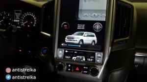 Установка и обзор магнитолы Tesla для Toyota Land Cruiser 200 2015+  Carmedia ZF-1829H DSP