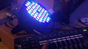 Chauvet Obey 40 controller with eyourlife par 54 led problems