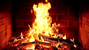 Камин огонь
