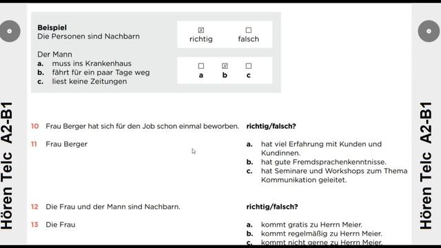 Modelltest (4) A2-B1 Hören Deutsch 2019 смотреть онлайн