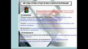 Право Средств массовой информации, как подотрасль информационного права.. Лекция 1 для журналистов.