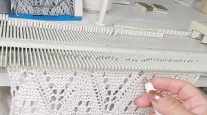 Ажур "Листочки" на 1 фонтурной машине