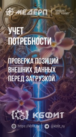 КБФИТ: МЕДЕРП. Учет потребности: Проверка позиций внешних данных перед загрузкой.Ч.1.