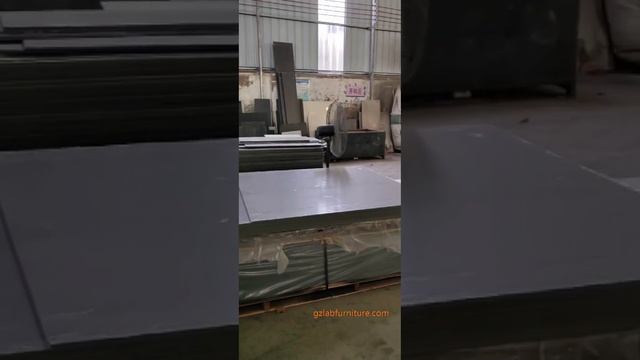 Phenolic Resin Boards Ready for Processing at Our Lab Furniture Factory смотреть онлайн