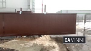 Откатные ворота DoorHan в алюминиевой раме