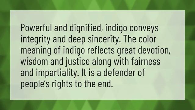 What emotion is the color indigo? смотреть онлайн