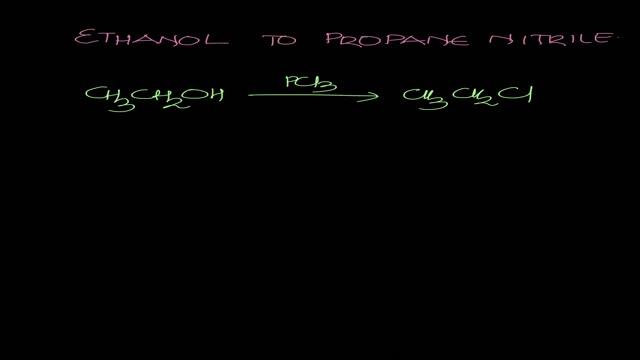 Ethanol to propane nitrile смотреть онлайн