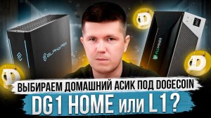 Выбираем домашний асик под Dogecoin | L1 или DG1 Home?