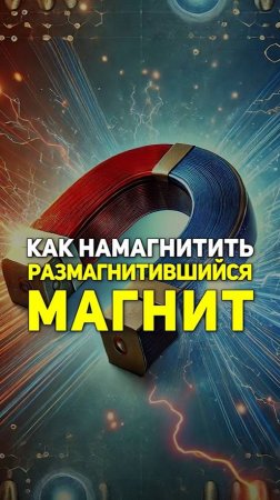 🧲✨ Как намагнитить МАГНИТ ?!