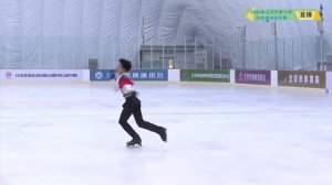 04 WANG Ziyu ISU Adv Novice Boys FS 2024 08 12