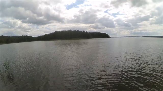 Белоярка - ловля окуней на поппер 05.08.2017